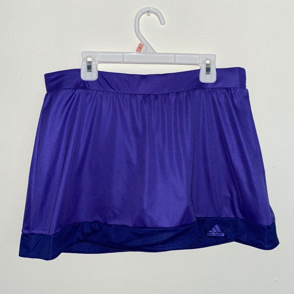 Adidas purple tennis skirt